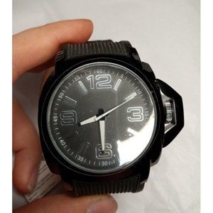 GANZ Men's Black Silicone Band Watch BRAND NEW (1a2)